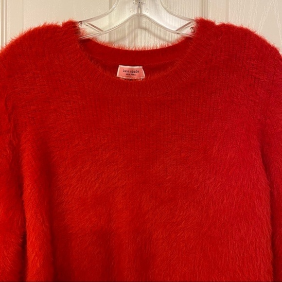 kate spade cortland mainline crewneck sweater Red NWT - Picture 5 of 10